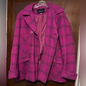 MODA international pink peacoat